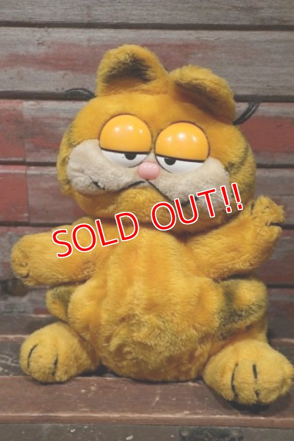 画像1: ct-2211201-34 Garfield / DAKIN 1980's Puppet Plush Doll