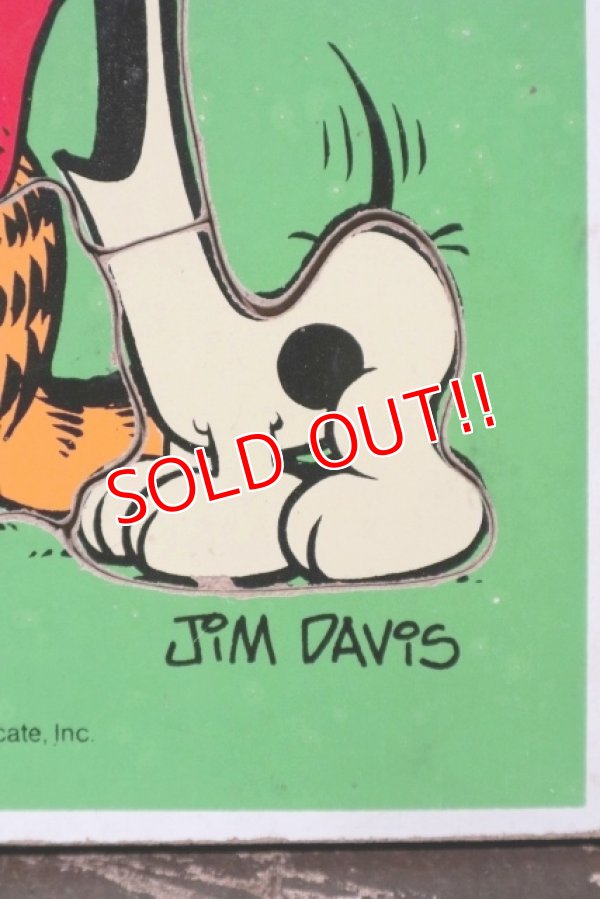 画像4: ct-211210-45 Garfield & Odie / Playskool 1970's Wood Frame Tray Puzzle