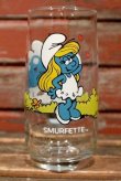 画像1: gs-210201-01 SMURF / Hardee's 1982 Glass "SMURFEET" 