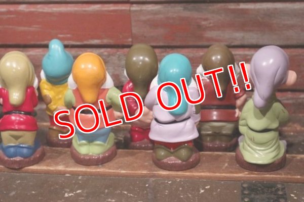 画像5: ct-211210-33 Snow White & Seven Dwarfs / 1990's Soft Vinyl Doll Set