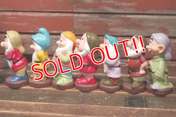 画像4: ct-211210-33 Snow White & Seven Dwarfs / 1990's Soft Vinyl Doll Set