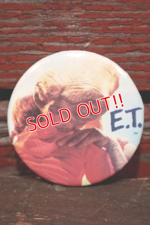 画像1: ct-220101-13 E.T. / 1980's Pinback (D)