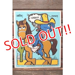 画像: ct-211210-25 Grover / Playskool 1970's Wood Frame Tray Puzzle  