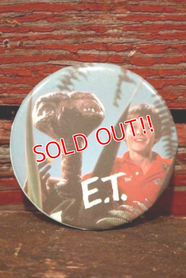 画像1: ct-220101-15 E.T. / 1980's Pinback (F)