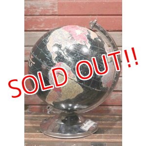 画像: dp-211210-52 REPLOGLE / 1940's 12 Inch Straight Black Ocean Globe
