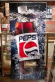 画像1: dp-211110-46 PEPSI / 1990's Vending Machine Panel Sign