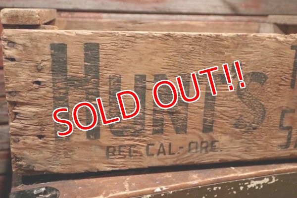 画像2: dp-211210-25 HUNT'S TOMATO SAUCE / Vintage Wood Box