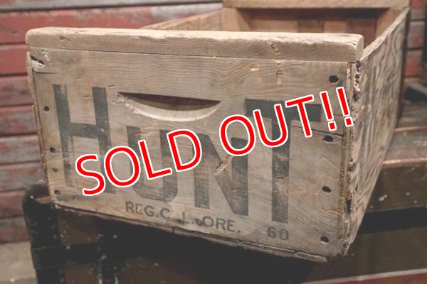 画像6: dp-211210-25 HUNT'S TOMATO SAUCE / Vintage Wood Box