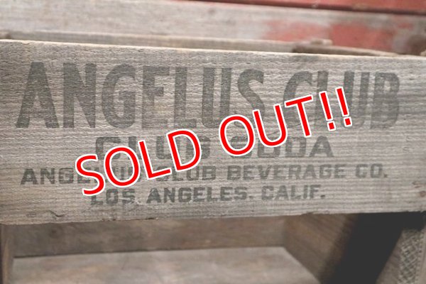 画像2: dp-220101-21 ANGELUS CLUB SODA / Vintage Wood Box