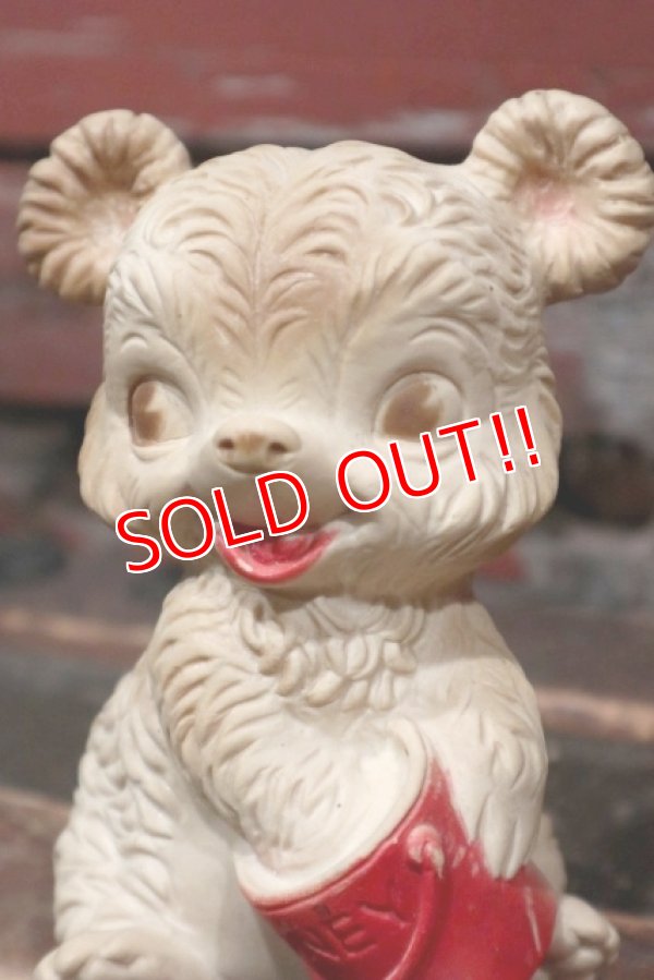 画像2: ct-211210-20 EDWARD MOBLEY / 1960's Honey Pot Bear Rubber Doll
