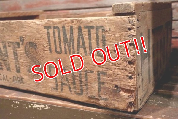 画像3: dp-211210-25 HUNT'S TOMATO SAUCE / Vintage Wood Box