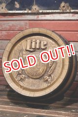 画像: dp-220101-14 Lite BEER / 1980's Barrel Display Sign