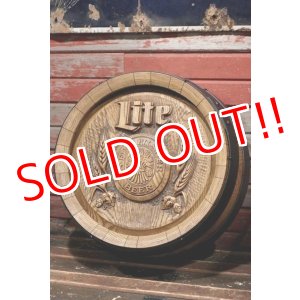 画像: dp-220101-14 Lite BEER / 1980's Barrel Display Sign
