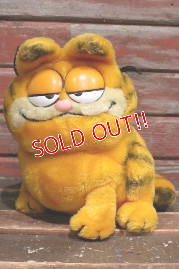 画像1: ct-211201-17 Garfield / DAKIN 1980's Plush Doll (高さ約25cm)