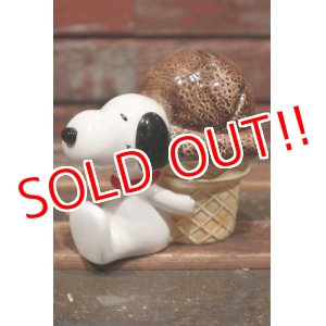 画像: ct-220101-03 Snoopy / Determined 1982 Ice Cream Coin Bank