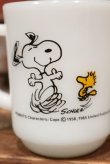 画像2: ct-211210-57 Snoopy / Fire King 1960's-1970's 9oz Mug "JOY"