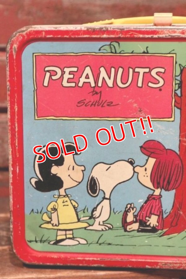 画像5: ct-211210-56 PEANUTS / THERMOS 1970's Metal Lunch Box