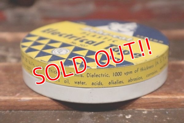 画像3: dp-211210-43 Behr-cat Plastic Electrical Tape / Vintage Tin Can