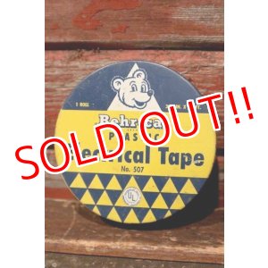 画像: dp-211210-43 Behr-cat Plastic Electrical Tape / Vintage Tin Can