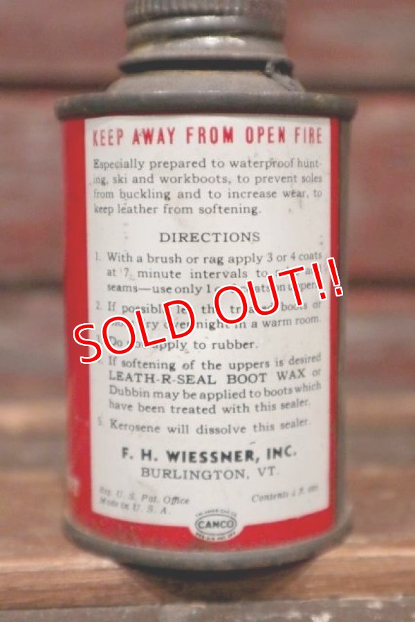 画像4: dp-211210-35 F.H.WIEDDNER INC. / Vintage Sole and Boot Sealer Can