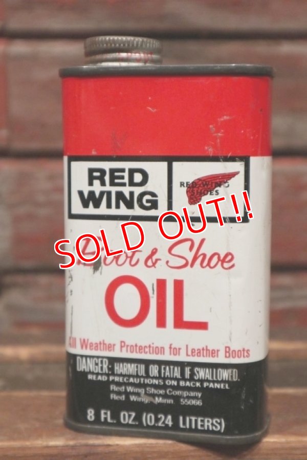 画像1: dp-211210-21 RED WING / 1960's〜Boot & Shoe Oil Can