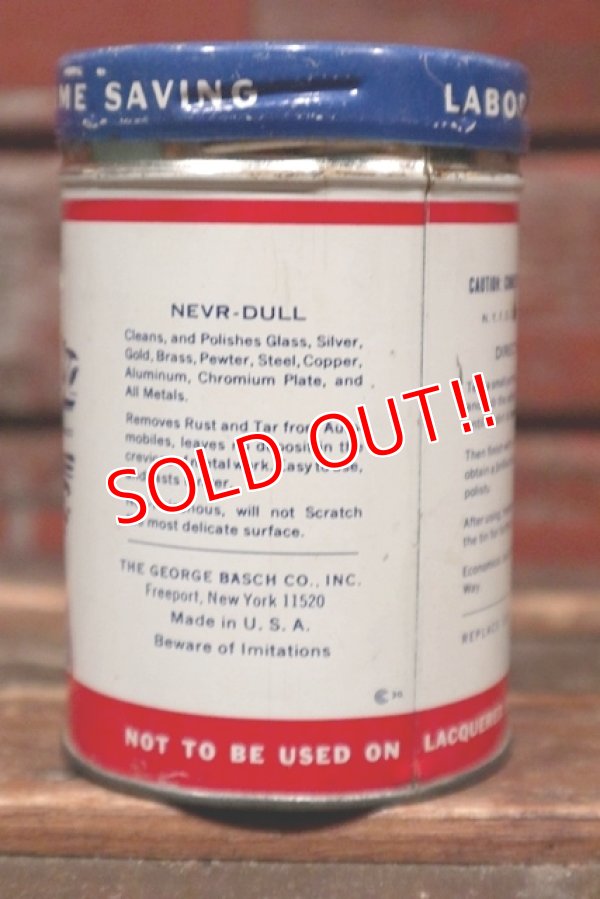 画像4: dp-211210-44 NEVR-DULL / 1950's Cleaning & Polishing Cloth Can