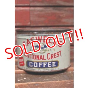 画像: dp-211210-37 CASWELL'S NATIONAL CREST COFFEE / Vintage Tin Can
