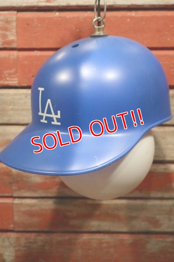 画像1: dp-211101-09 Los Angels Dodgers / 1970's Kid's Helmet Lamp