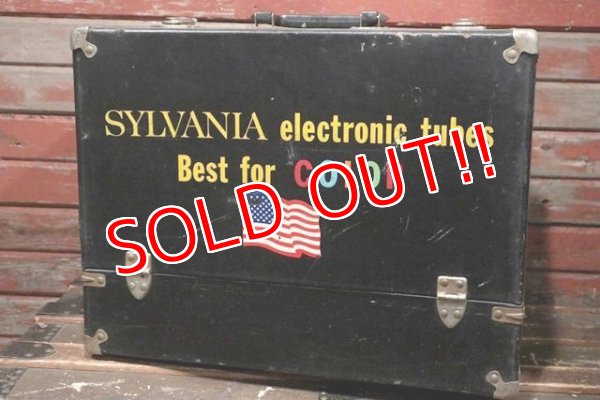 画像1: dp-220101-08 SYLVANIA electric tube / 1950's Serviceman Trunk