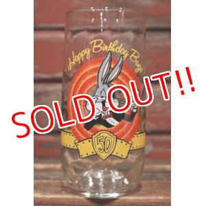 画像: gs-200901-03 Bugs Bunny / 1990's "Happy Birthday Bugs!" Glass