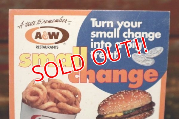 画像2: dp-131105-10 A&W / 1990's Paper Menu