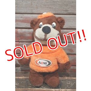 画像: ct-220201-05 A&W / 1960's THE GREAT ROOT BEAR Plush Doll