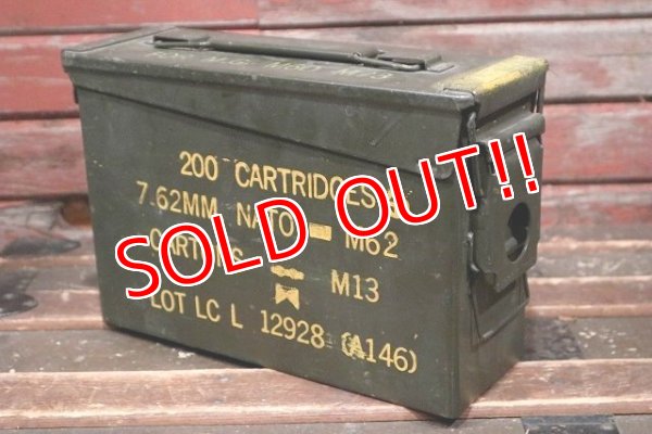 画像1: dp-220201-12 U.S.ARMY / Vintage Ammo Box