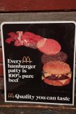 画像1: dp-220201-36 McDonald's / 1977 Quality you can taste Sign