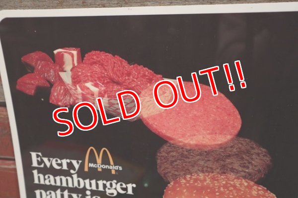 画像2: dp-220201-36 McDonald's / 1977 Quality you can taste Sign