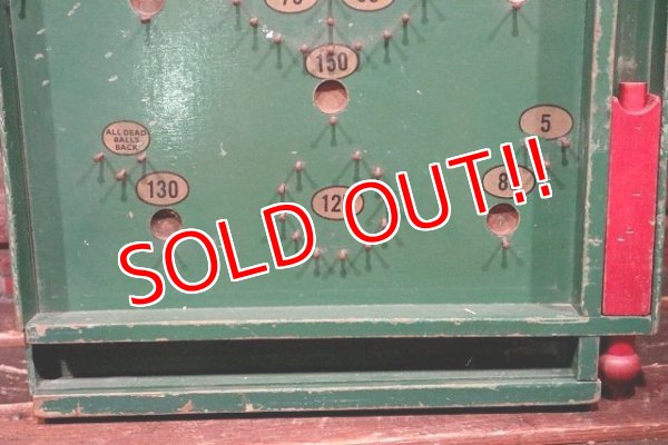 画像4: dp-220201-09 Vintage Wooden  Pinball Toy