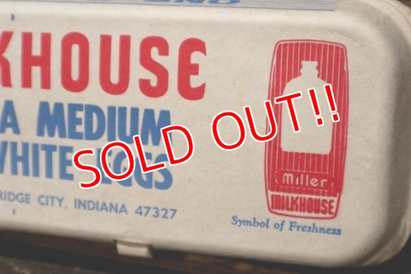 画像3: dp-220201-83 miller MILK HOUSE / Vintage Egg Case (※10個セット)