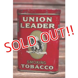 画像: dp-220201-17 UNION LEADER SMOKING TOBACCO / Vintage Tin Can