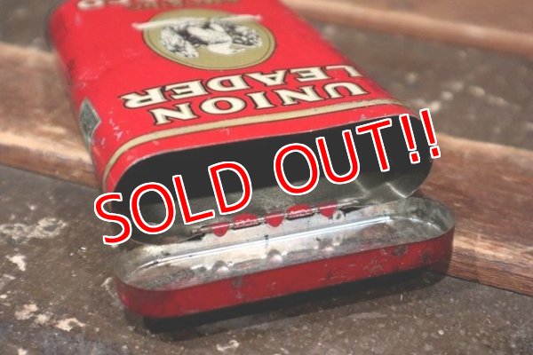 画像7: dp-220201-17 UNION LEADER SMOKING TOBACCO / Vintage Tin Can