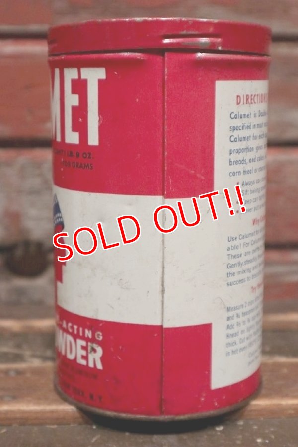 画像4: dp-220201-61 CALUMET / Vintage Baking Powder Can