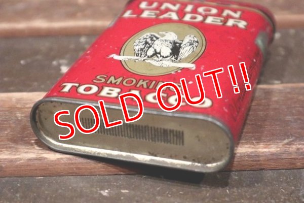 画像6: dp-220201-17 UNION LEADER SMOKING TOBACCO / Vintage Tin Can