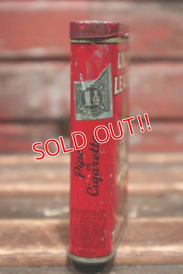 画像3: dp-220201-17 UNION LEADER SMOKING TOBACCO / Vintage Tin Can