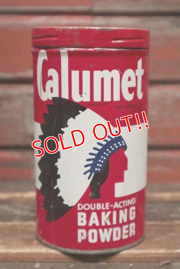 画像1: dp-220201-60 Calumet / Vintage Baking Powder Can