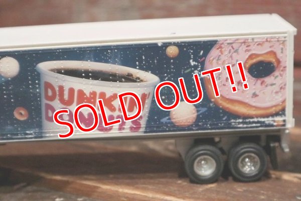 画像3: dp-220201-39 DUNKIN' DONUTS / 1995 Die Cast Trailer Truck Toy
