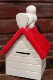 画像4: ct-220201-18 Snoopy / Determined 1970's Coin Bank "Snoopy House"