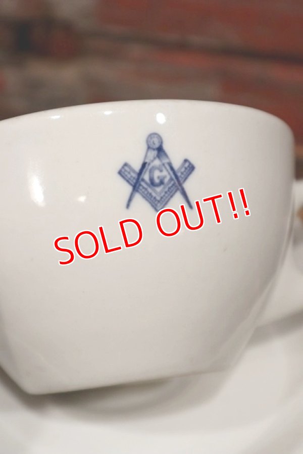 画像2: dp-220201-40 Freemasonry / Vintage Cup & Saucer