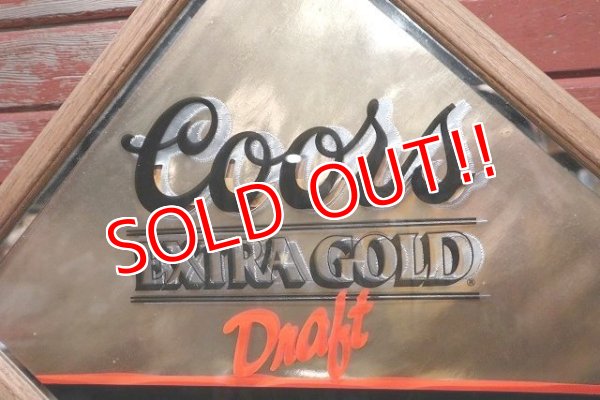 画像2: dp-220201-02 Coors Extra Gold Beer / 1980's Pub Mirror
