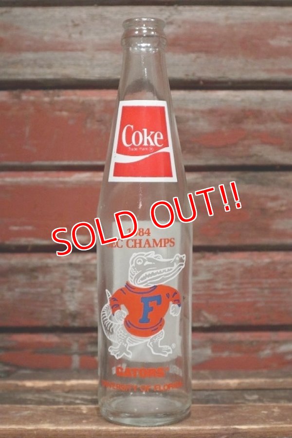 画像1: dp-220201-75 University of Florida / "GATORS" 1984 SEC CHAMPION Coca Cola Bottle