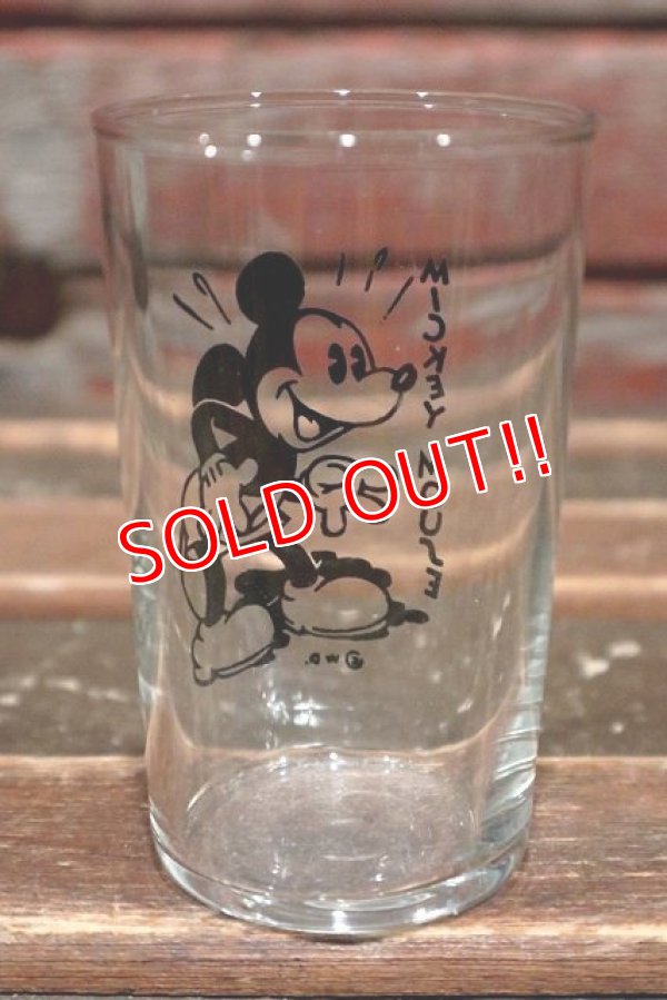 画像4: ct-220201-22  Mickey Mouse / BOSCO 1930's Novelty Glass