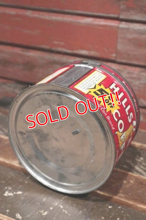 画像7: dp-220201-78 HILLS BROS COFFEE / Vintage Tin Can